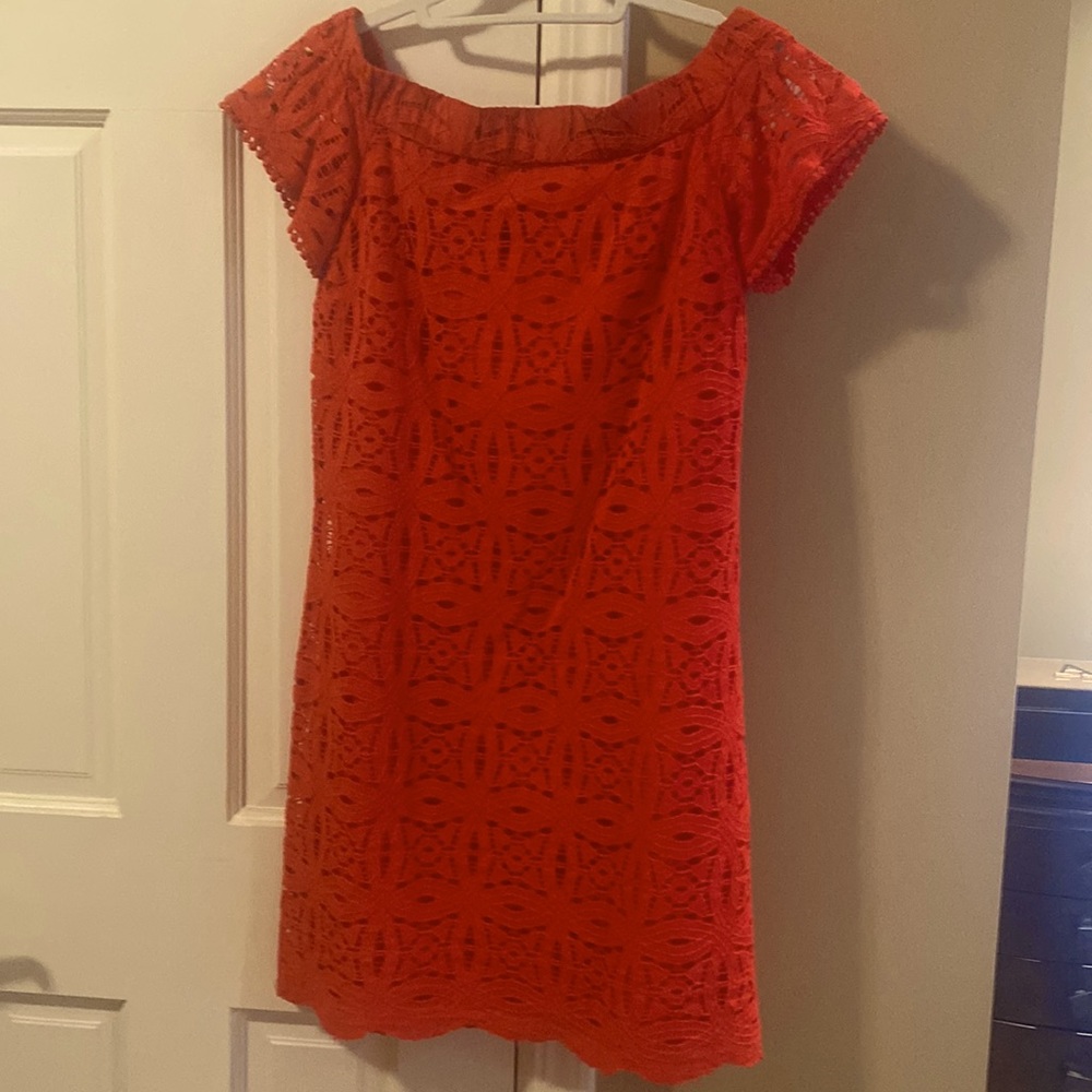Never worn coral dress.